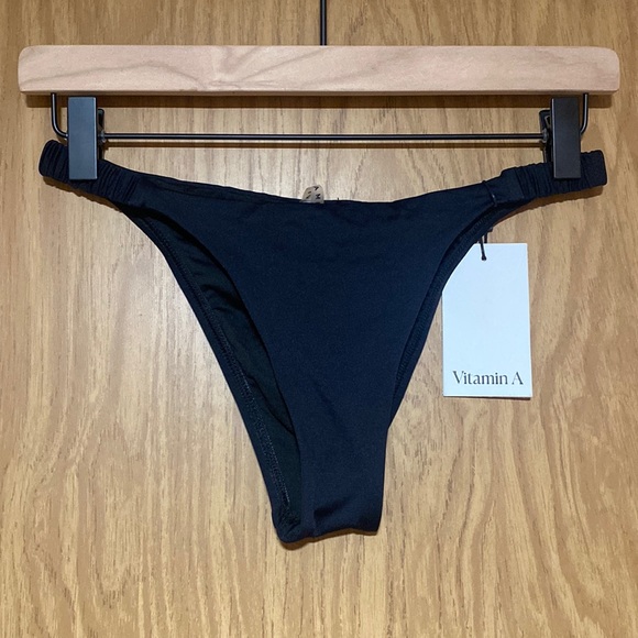 Vitamin A Zuri Cheeky Bikini Bottoms Size 10 L - Picture 1 of 4